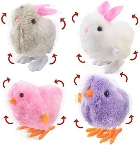 🎁12Pcs Wind Up Toy Prefilled Easter Eggs