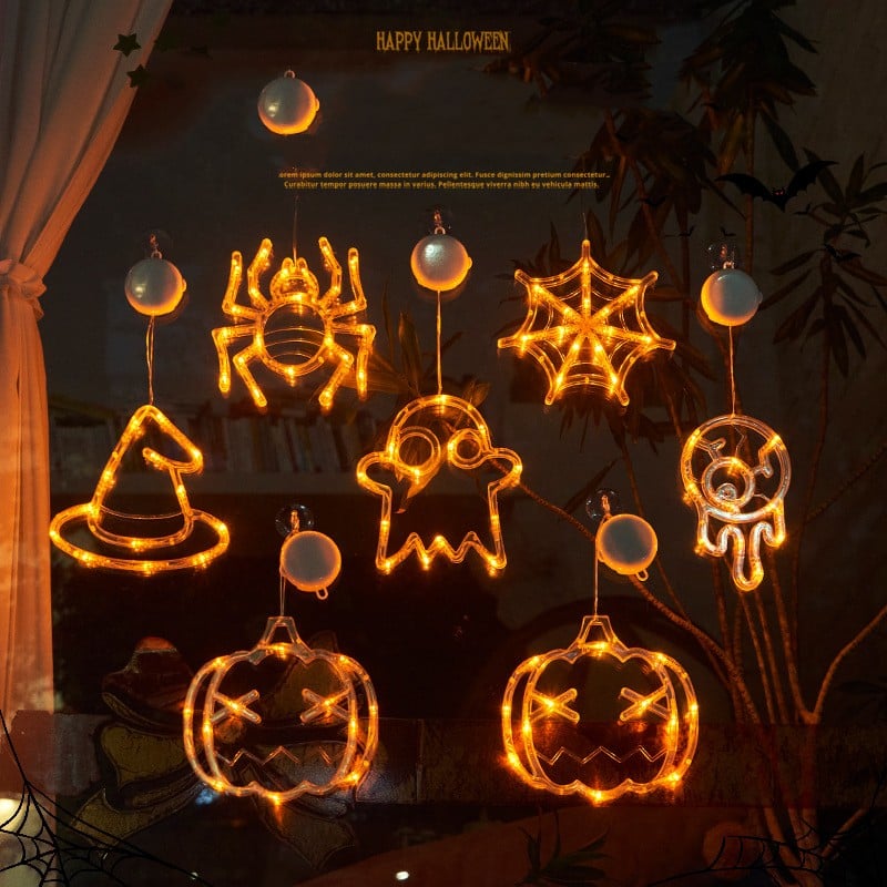 ✨ Upgrade Halloween Window Lights  Decorations