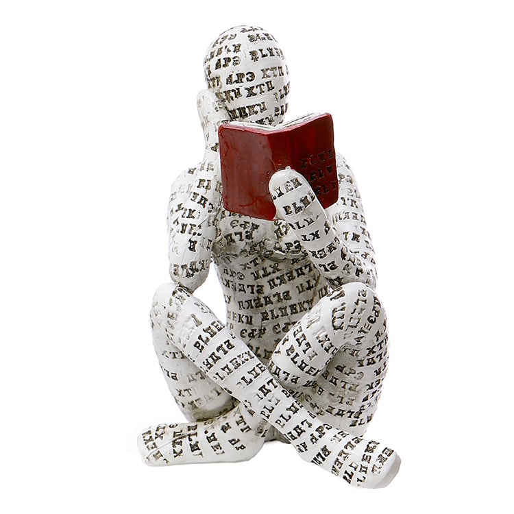 🔥LAST DAY -49% OFF - Modern Reading Woman Statue