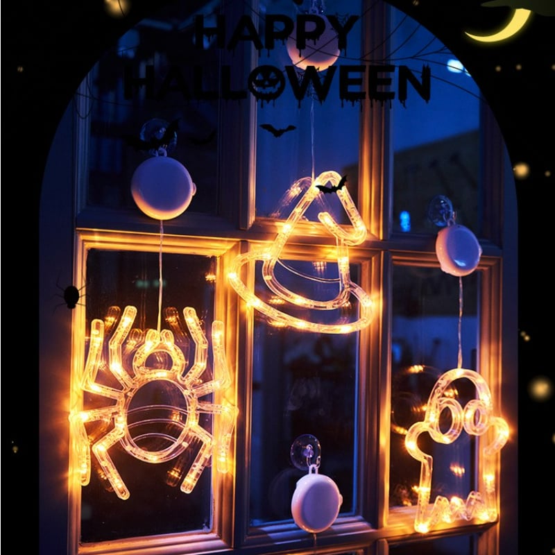 ✨ Upgrade Halloween Window Lights  Decorations