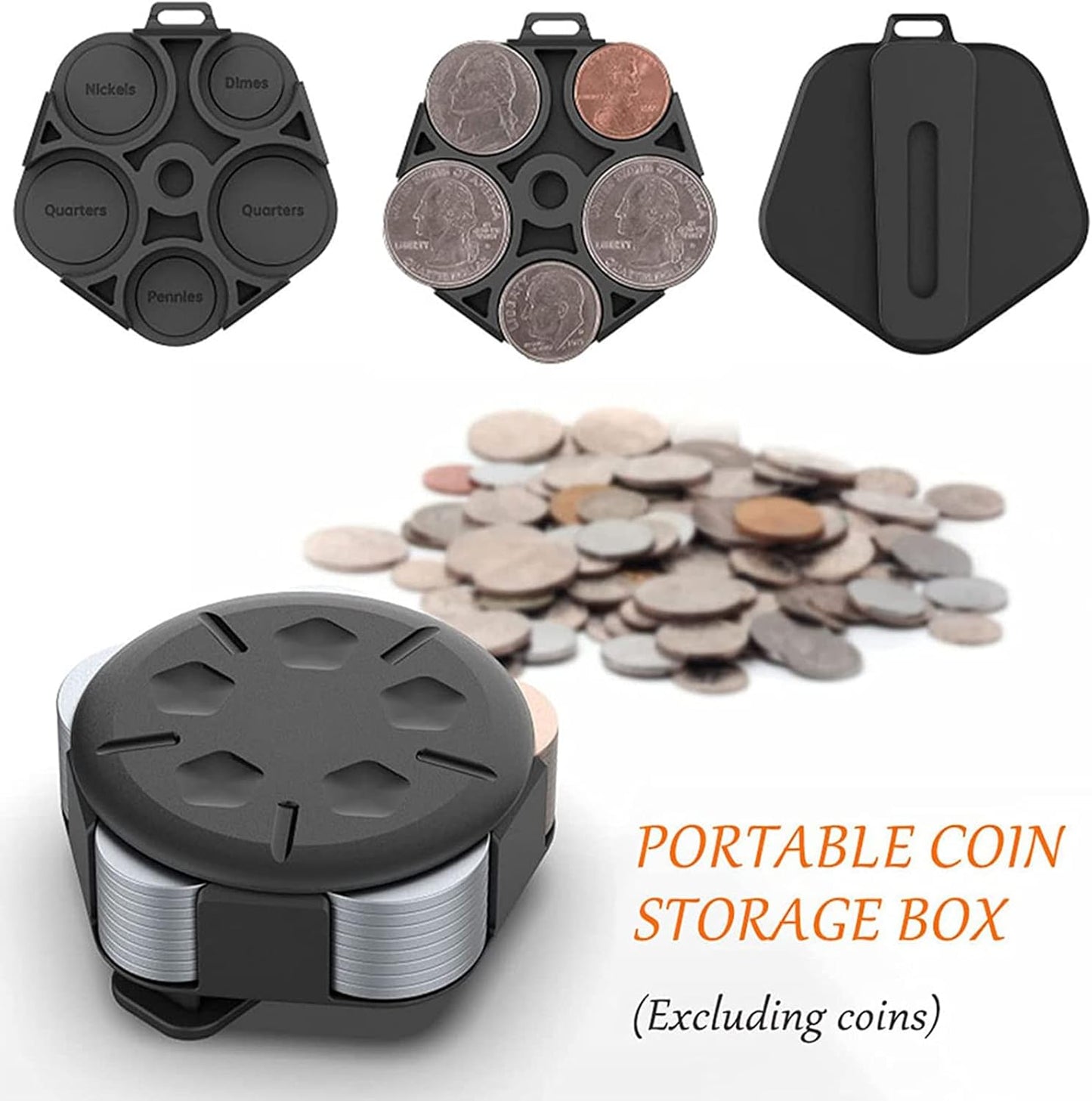 🎁Portable Coin Storage Box