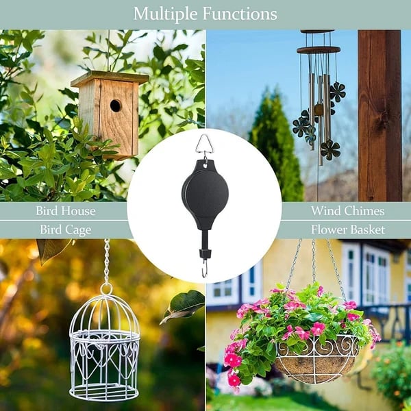 🌳Plant Pulley Set For Garden Baskets Pots, Birds Feeder