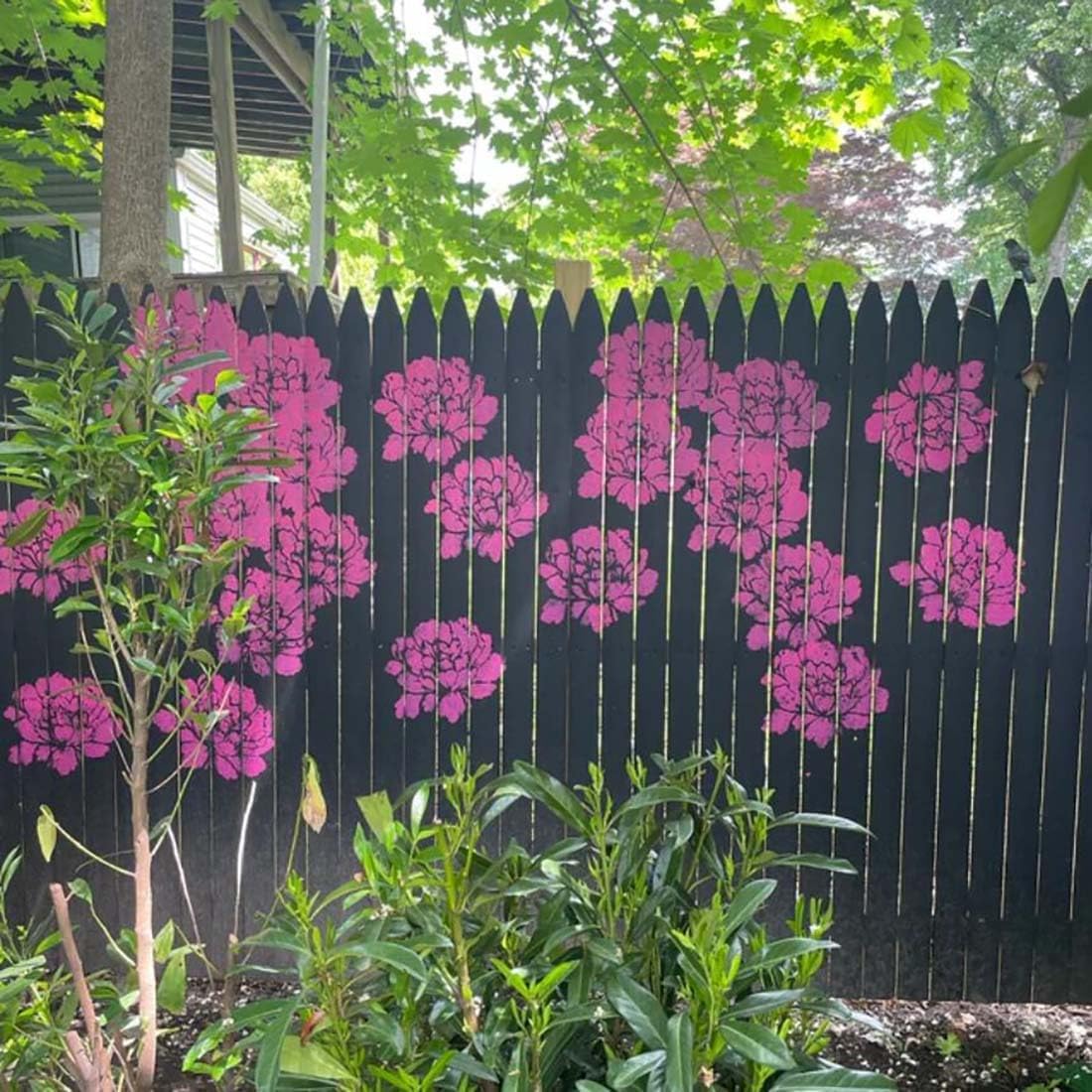 Garden Fence Large Flower Stencils🌻DIY Decoration