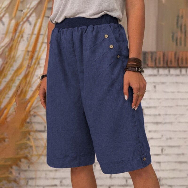 Women's summer casual pocket shorts