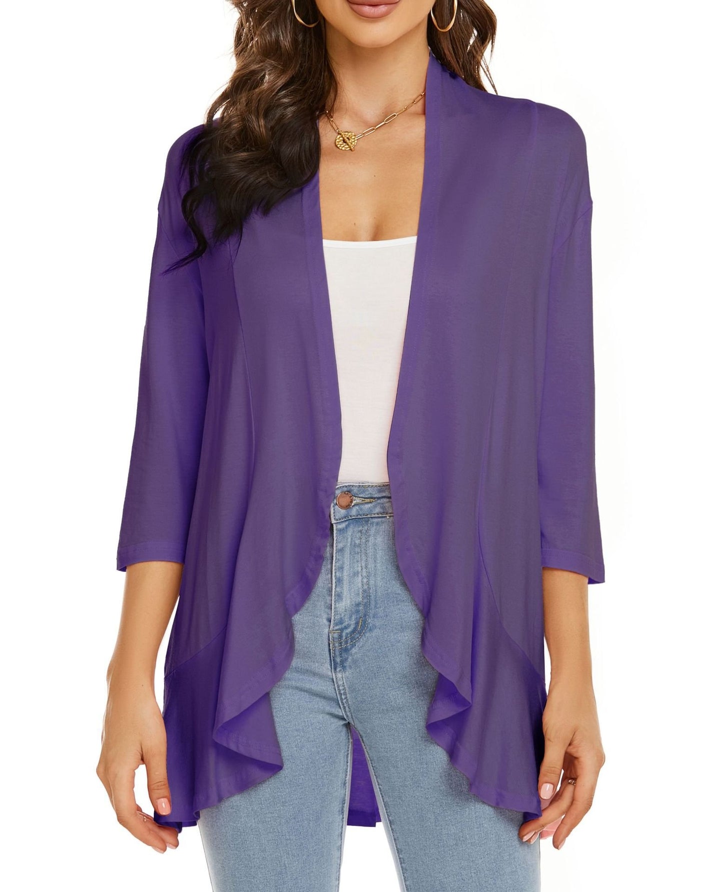 Women's Casual Lightweight Open Front Cardigans