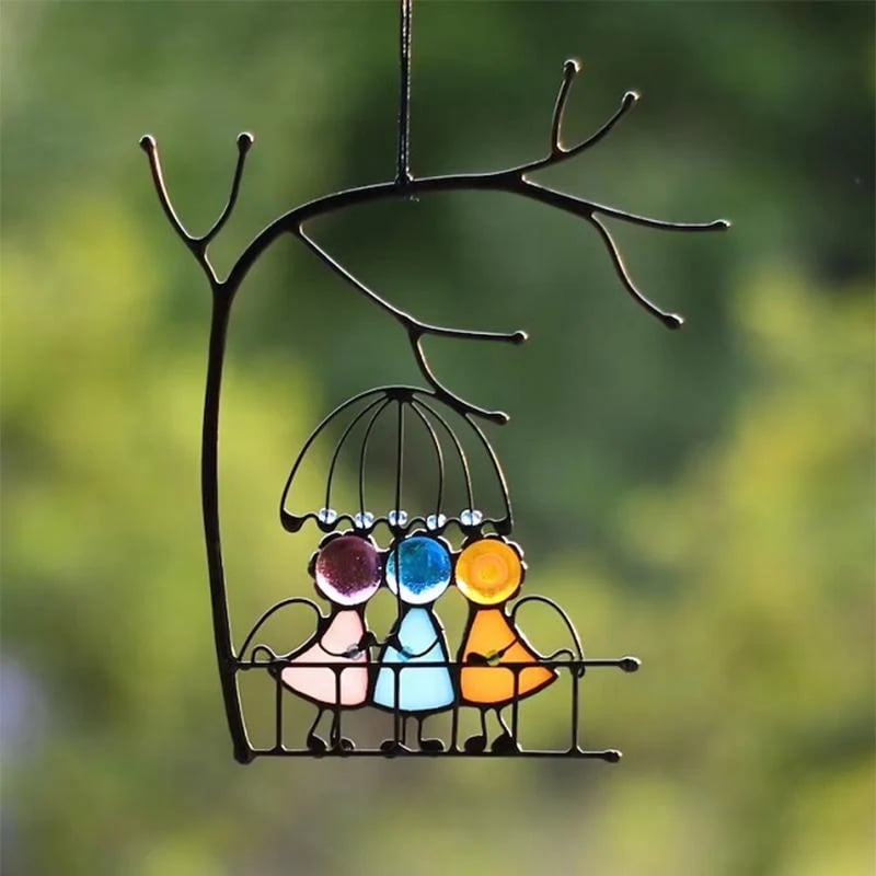 🎁 Suncatcher Stained Glass Art Window Hangings