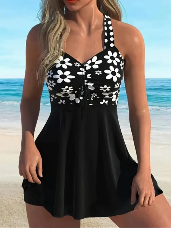 🔥👙Women's V Neck Swimdress