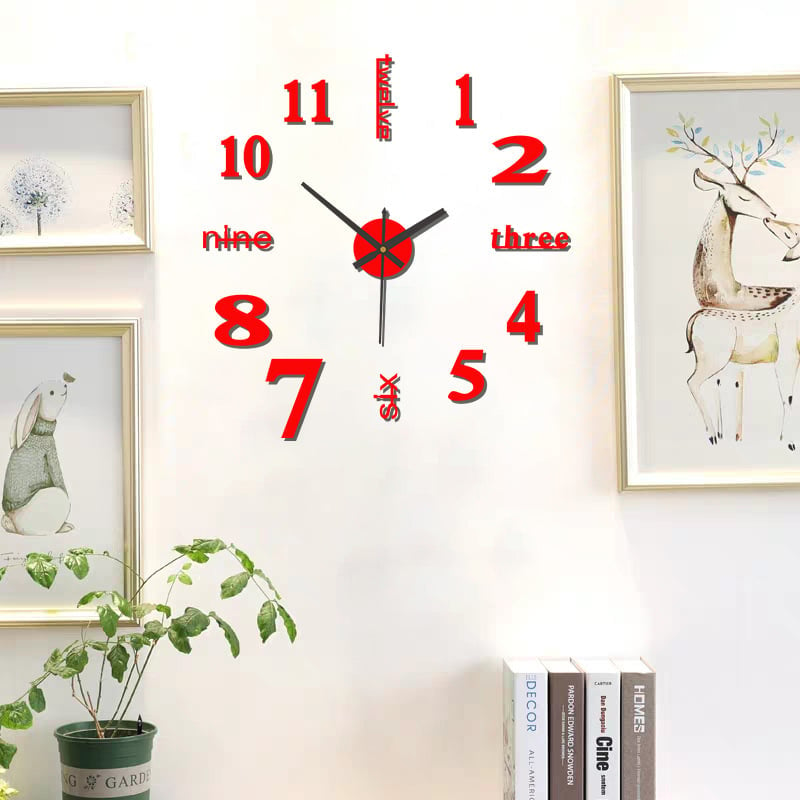 🔥Last Day Promotion 49% OFF⏰3D Wall Decal Decorative Clock