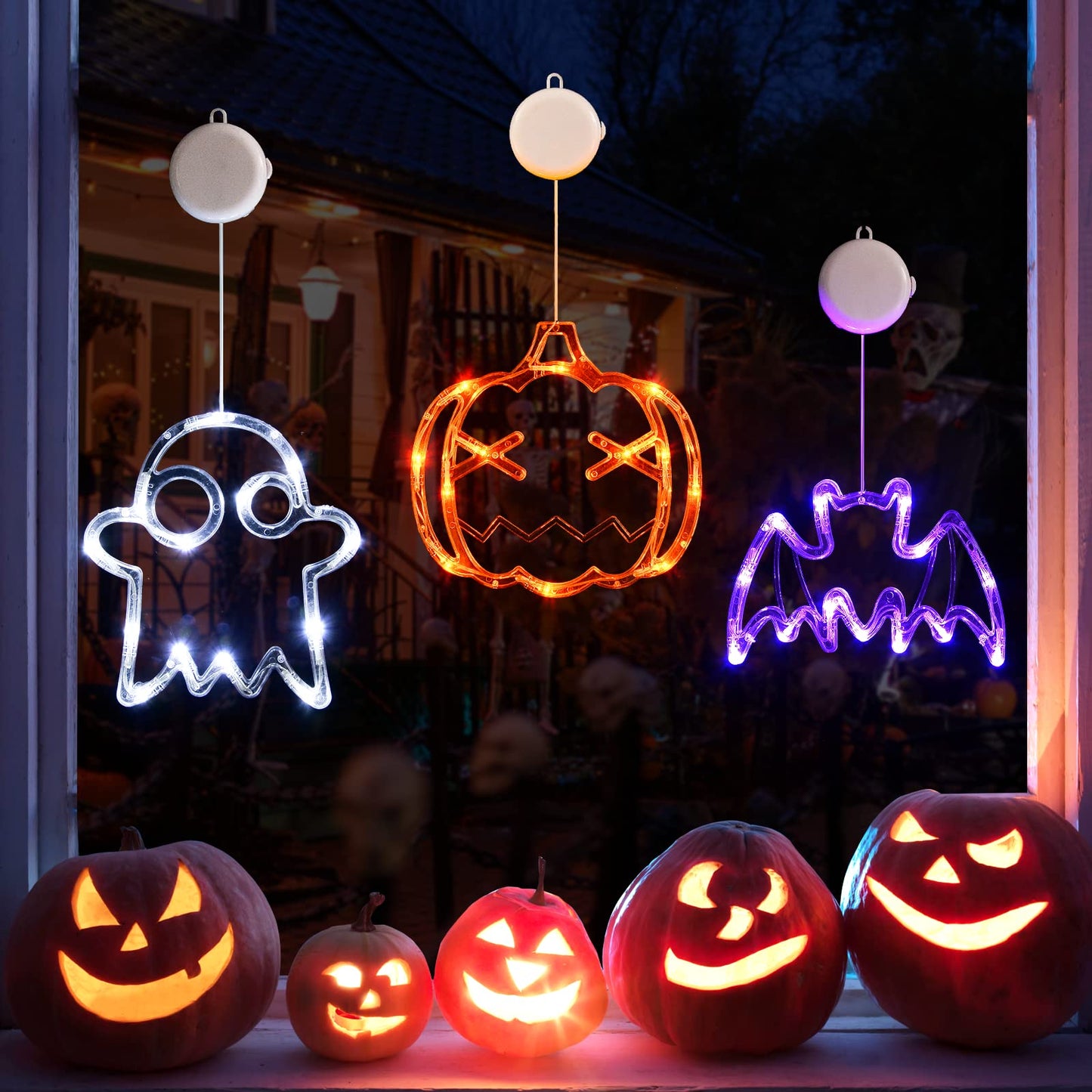 ✨ Upgrade Halloween Window Lights  Decorations