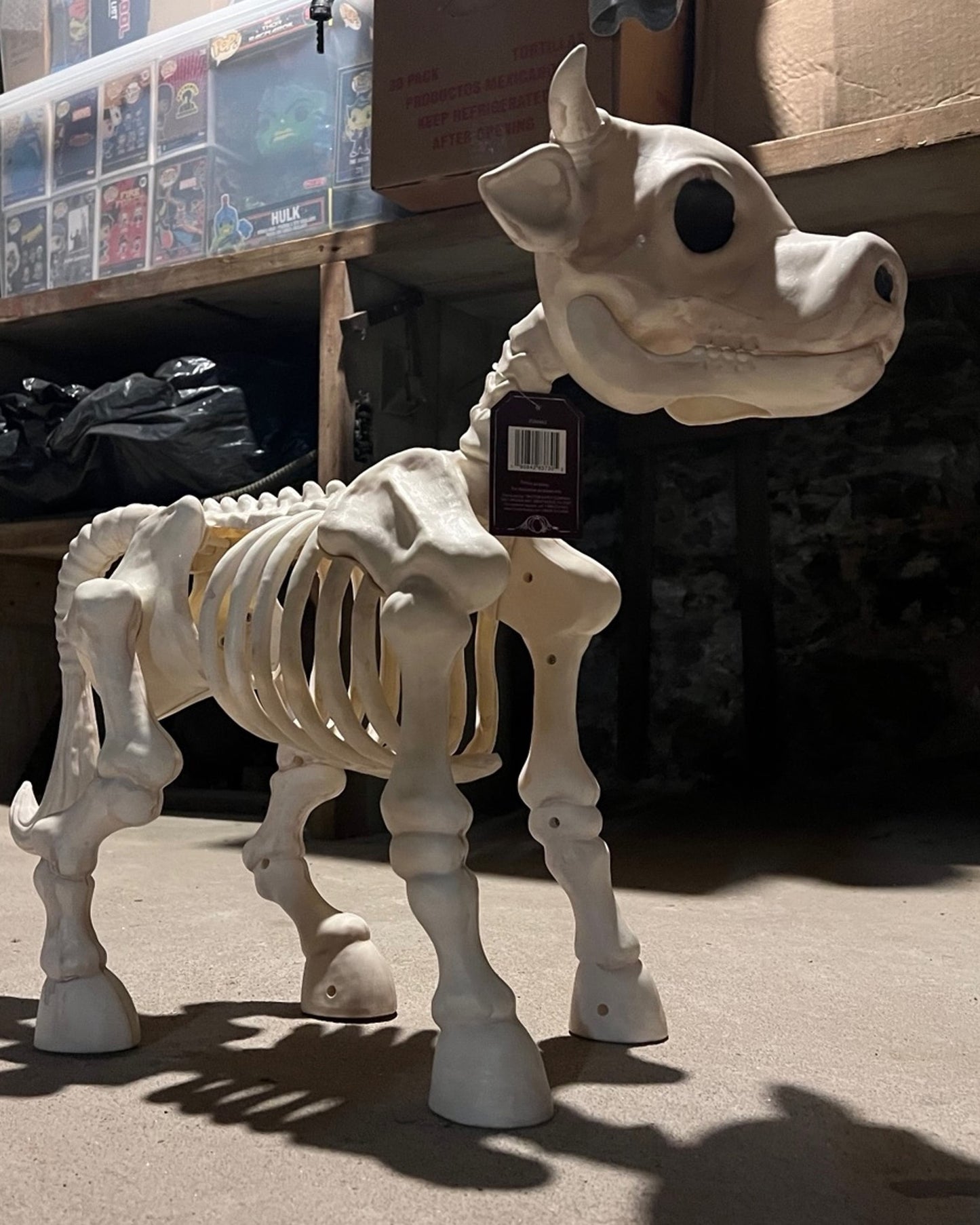 🔥 Cow & Horse Skeleton Halloween Decorative Prop