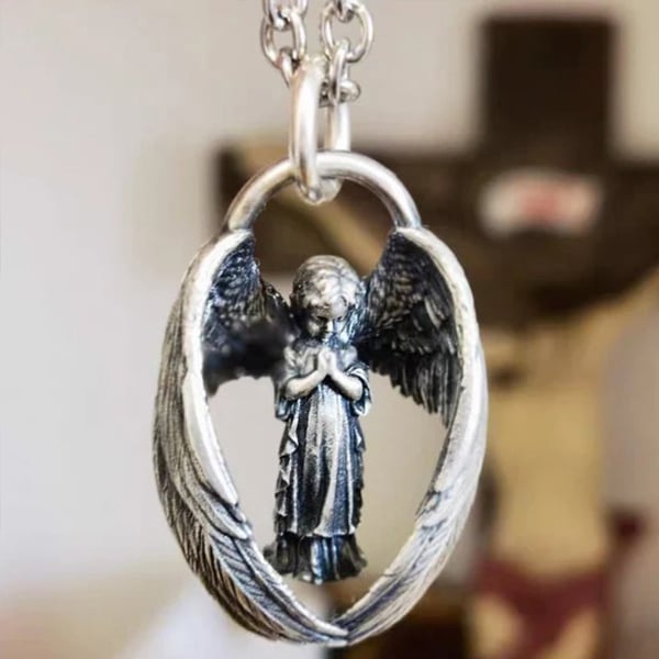 🔥 - Praying Angel Pendant Necklace - You are my angel