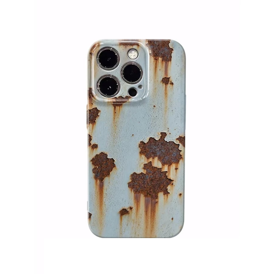🔥NEW ARRIVAL 🔩Rusty Metal Texture Print iPhone Case