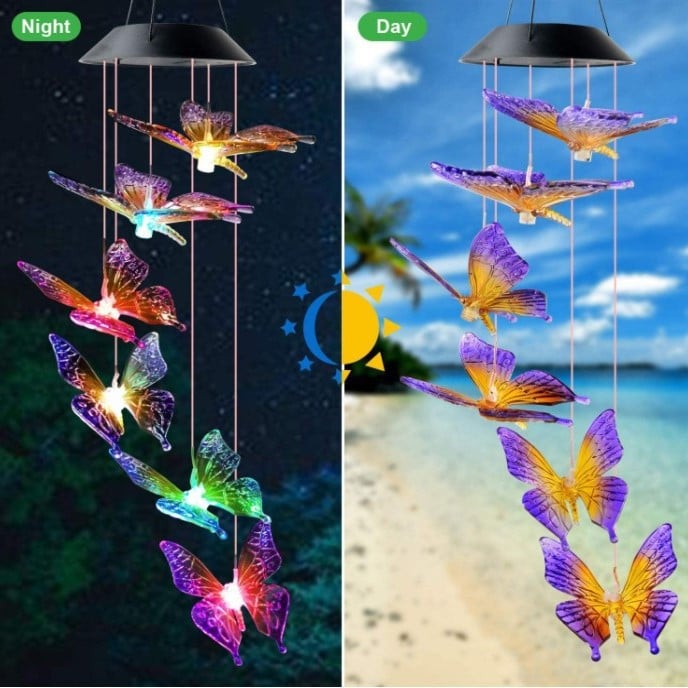 Mother's Day Hot Sale 40%OFF💥Solar Wind Chimes Decorative Lanterns