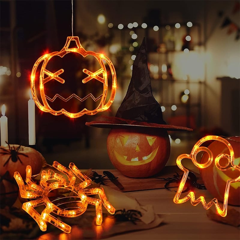 ✨ Upgrade Halloween Window Lights  Decorations