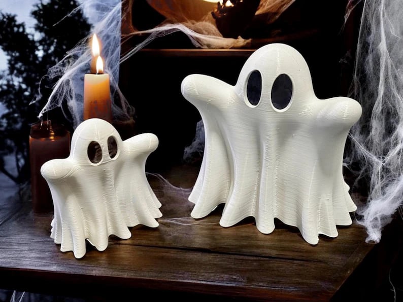 🎃Halloween Decorations - 👻Cute Ghosts With Tea Lights