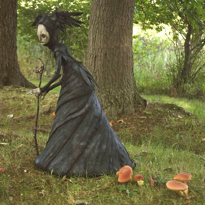 Nightmare Witch Resin Crafts Halloween Garden Decoration