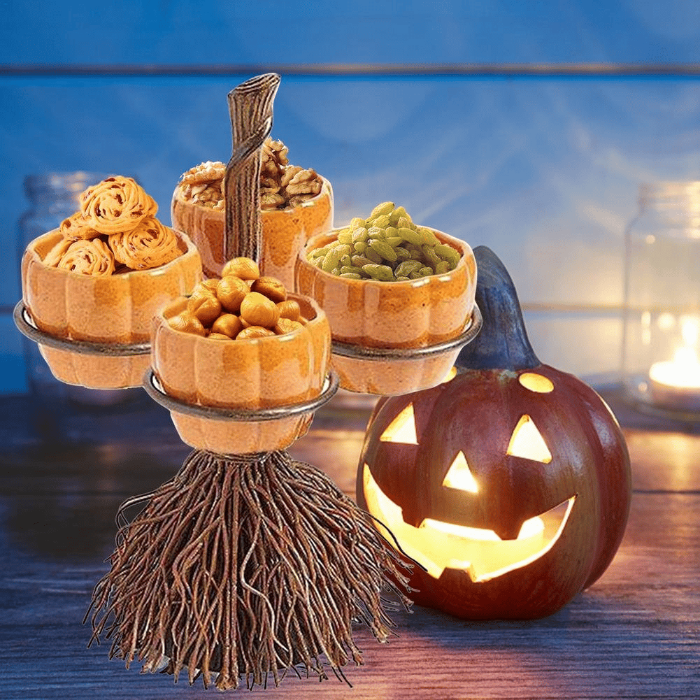 🎃Halloween Pumpkin Snack Bowl Stand