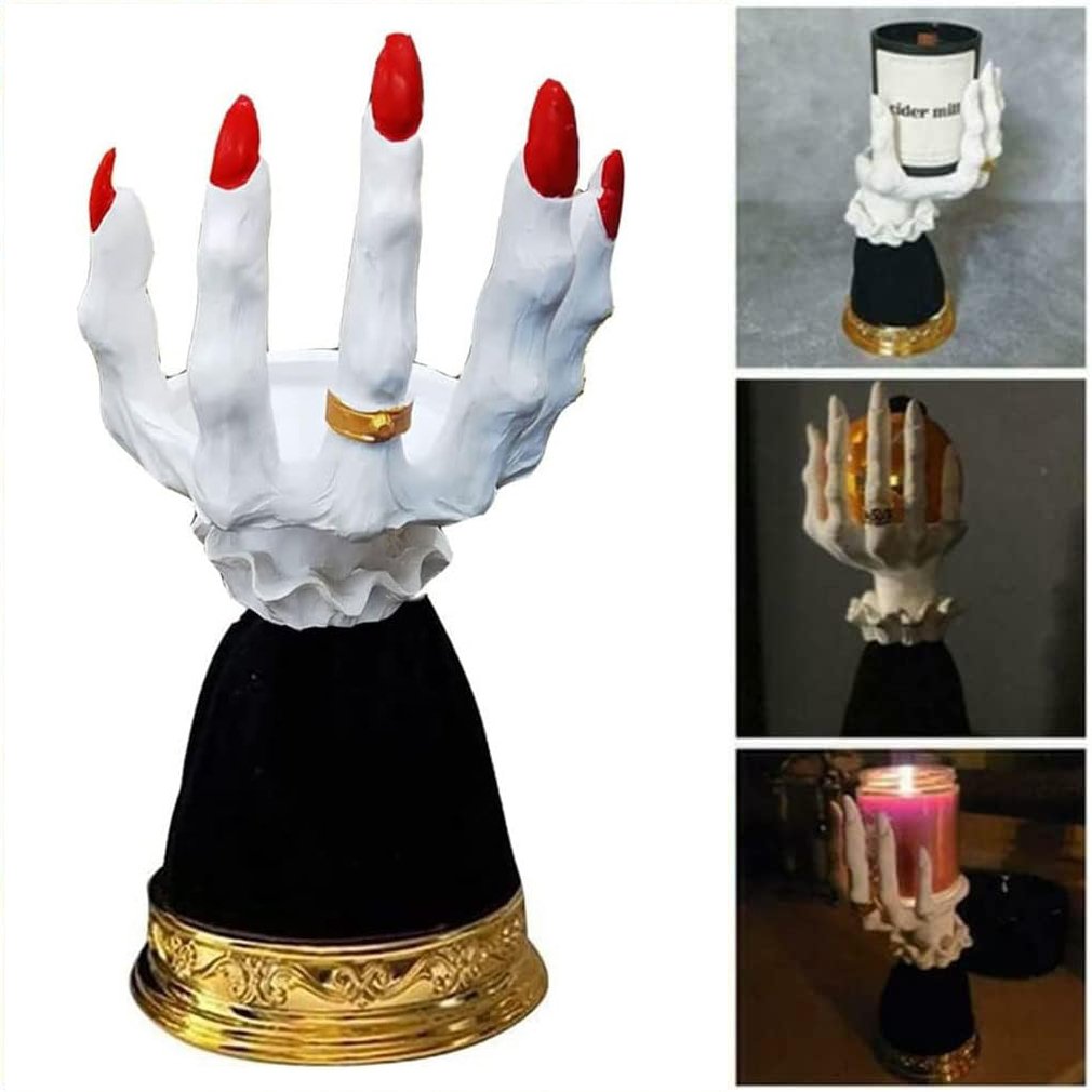 🎃Halloween special-DIY witch hand candle holder base