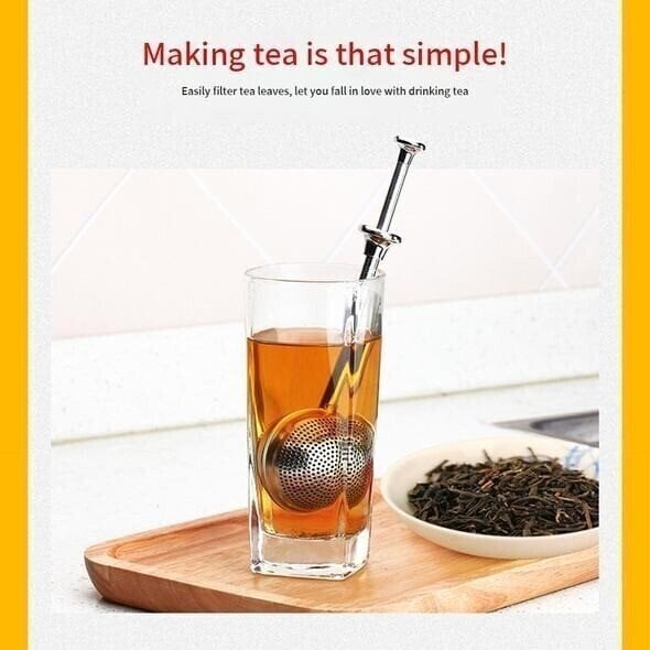 🔥(New Year Hot Sale - Save 40% OFF) Long-Handle Tea Ball Infuser