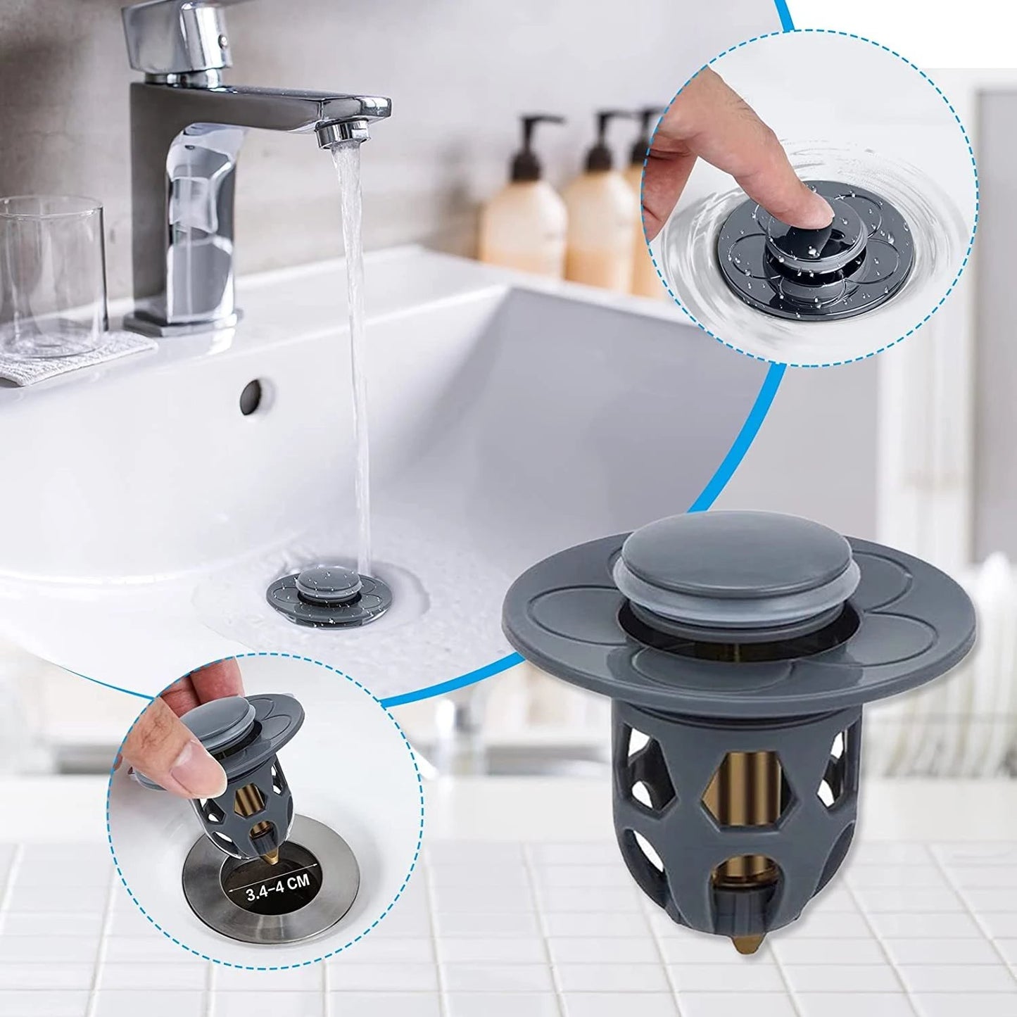 Universal Washbasin Water Head Leak-proof Plug