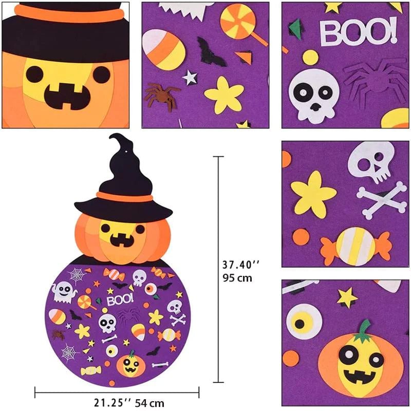 🎃 DIY Halloween Pumpkin Witch