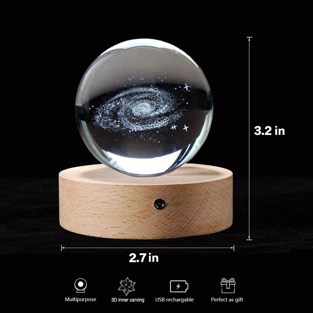 🎁Hot Sale - 3D Planet Crystal Ball (🔥 FREE SHIPPING 🔥)