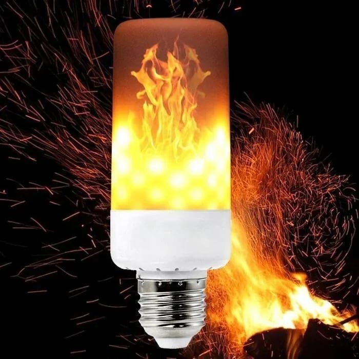 LED Flame Effect Light Bulb-With Gravity Sensing Effect