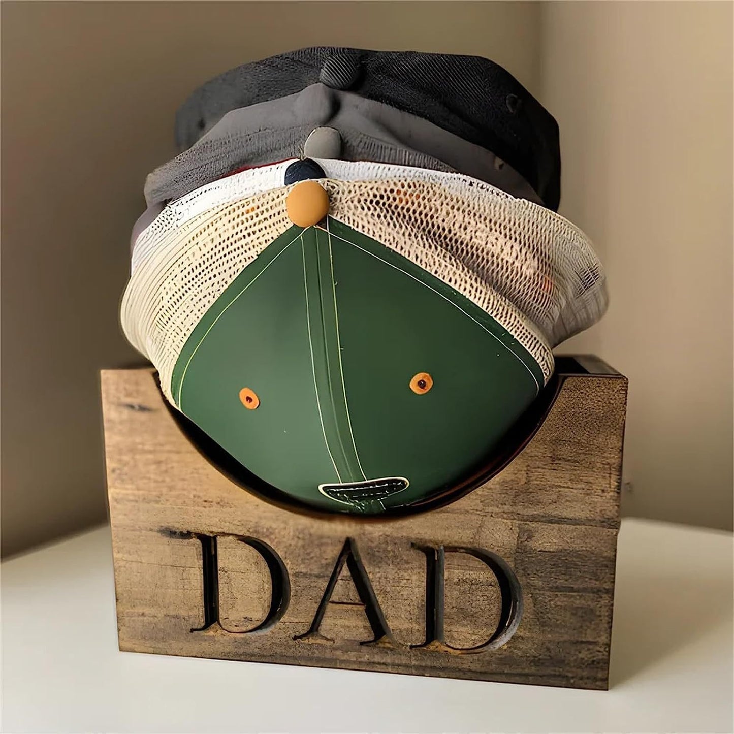 💕Father's Day Hot Sale 49% OFF-Wooden Hat Holder Display Stand