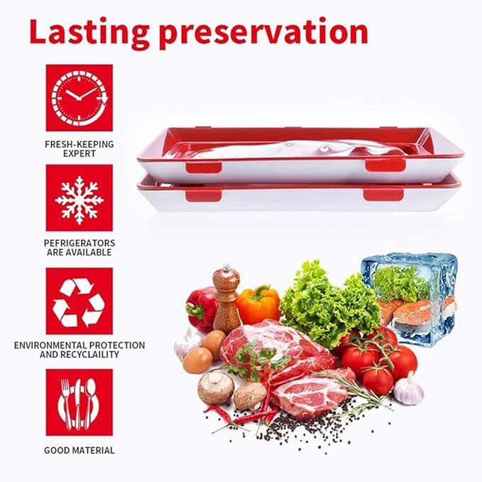 🔥Environmentally Friendly Design - Reusable Food Preserving Tray🥰