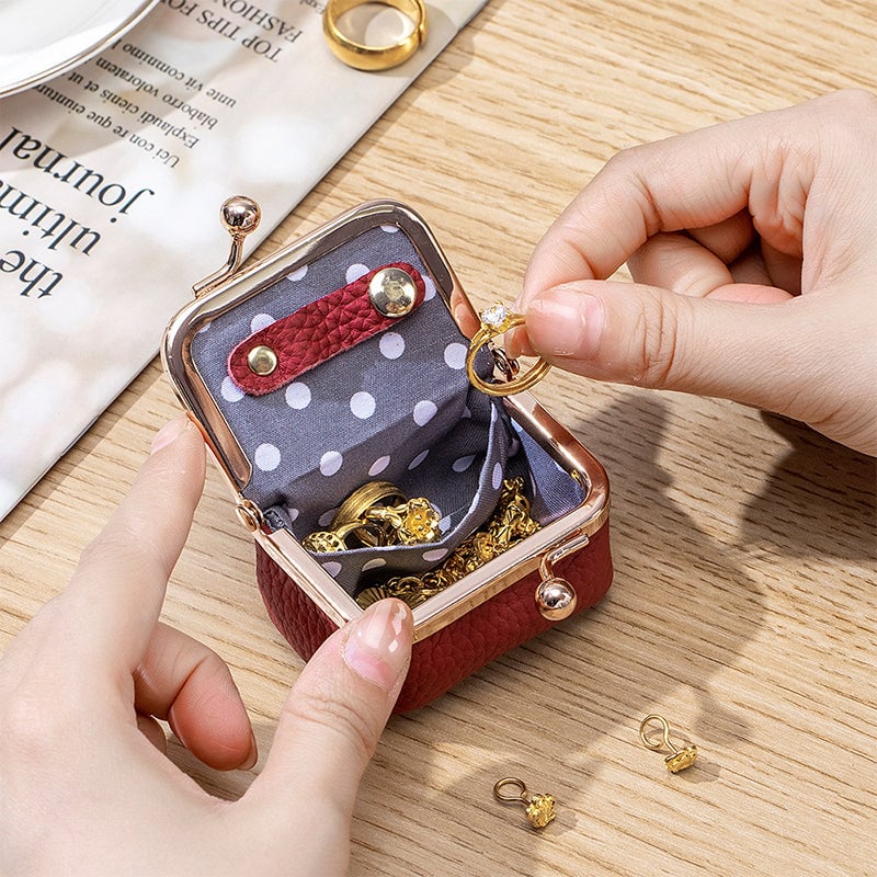 ✨New Arrival✨Genuine Leather Mini Jewelry Box