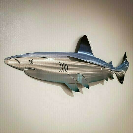 🦈 Metal Shark Art Wall Decor