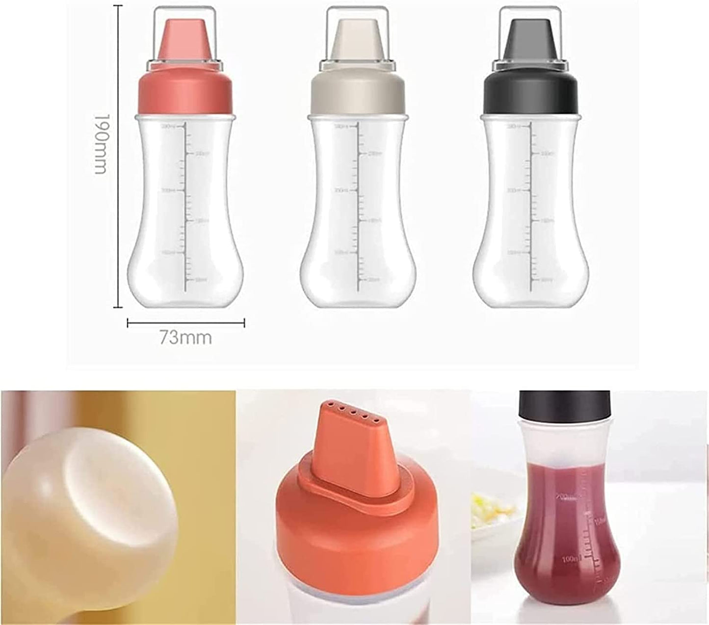 Condiment squeeze spray bottle