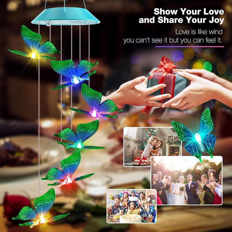 Mother's Day Hot Sale 40%OFF💥Solar Wind Chimes Decorative Lanterns