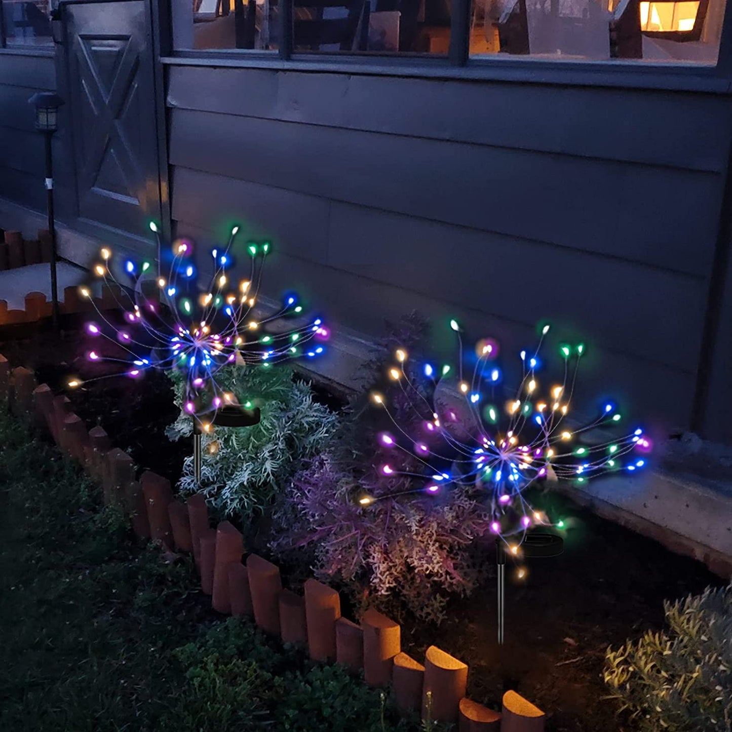 🎁Waterproof  Solar Garden Fireworks Lamp