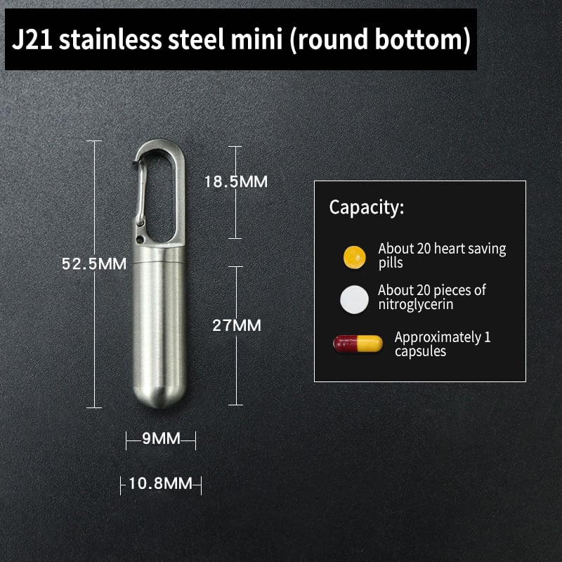 Stainless Steel Pill Box