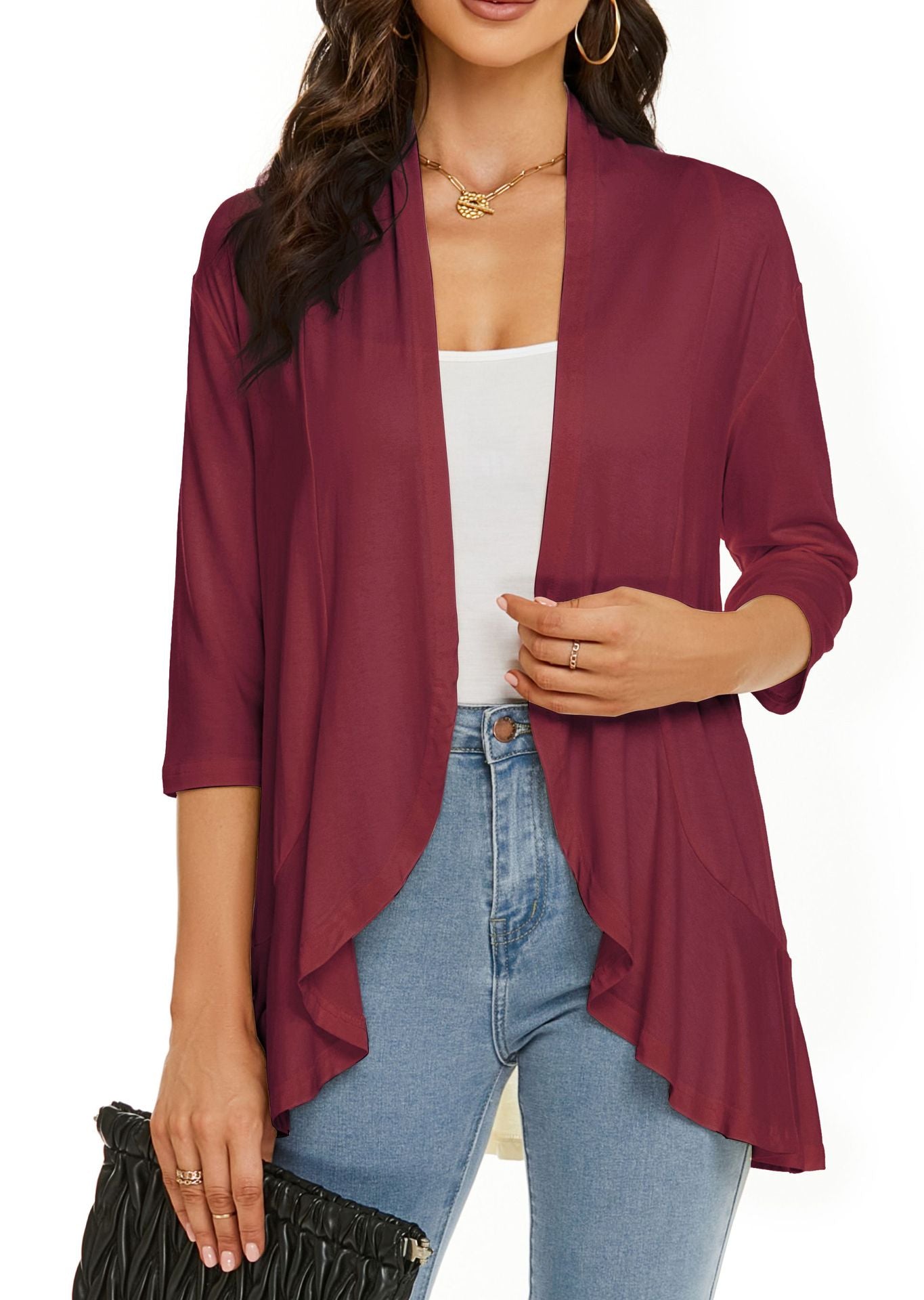 Women's Casual Lightweight Open Front Cardigans