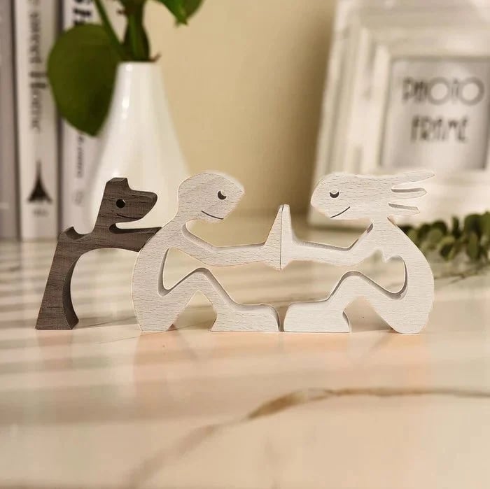 Family Pet Carving Artwork