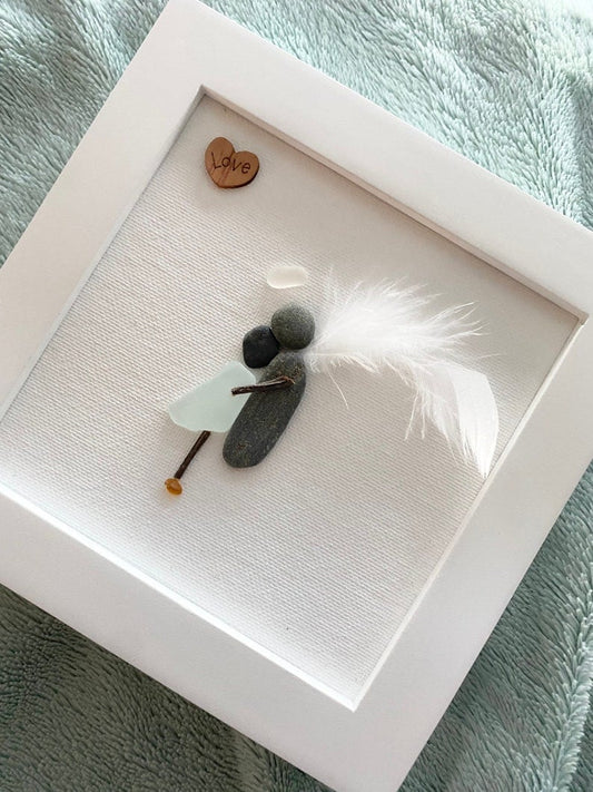 Memorial Gift Sorry for your loss Gift Sea Glass Art Sympathy Gift