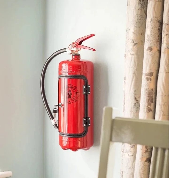 "My Cave My Rules" gift Can Bar Set Fire Extinguisher