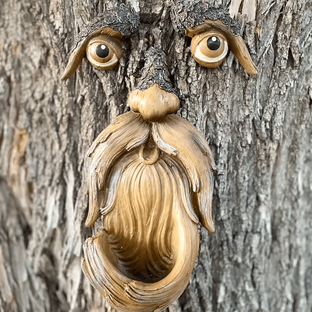 🌳Unique Bird Feeders for Outdoors-Old Man Tree Art