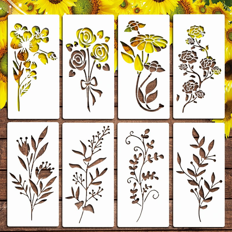 Garden Fence Large Flower Stencils🌻DIY Decoration