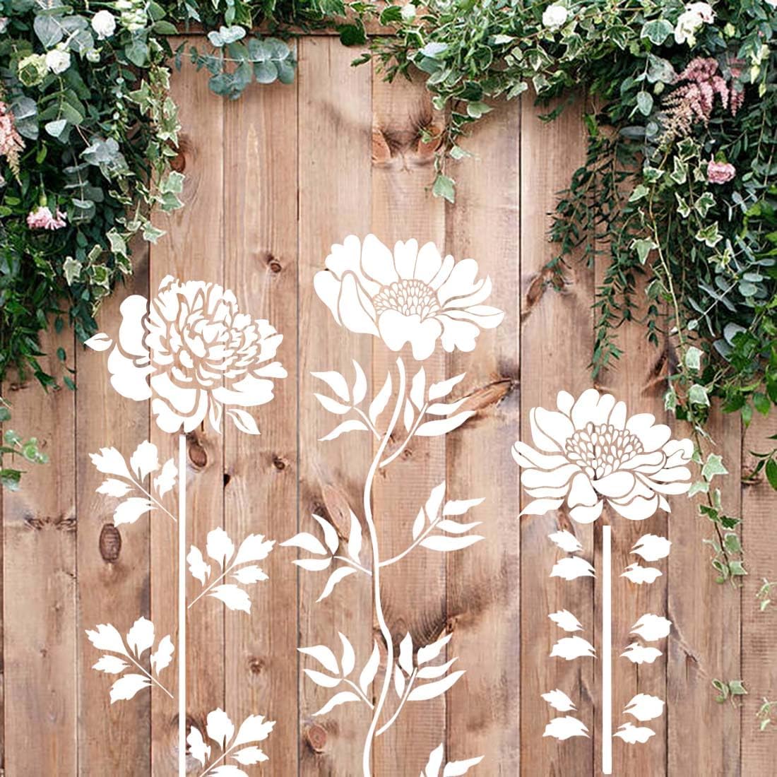 Garden Fence Large Flower Stencils🌻DIY Decoration