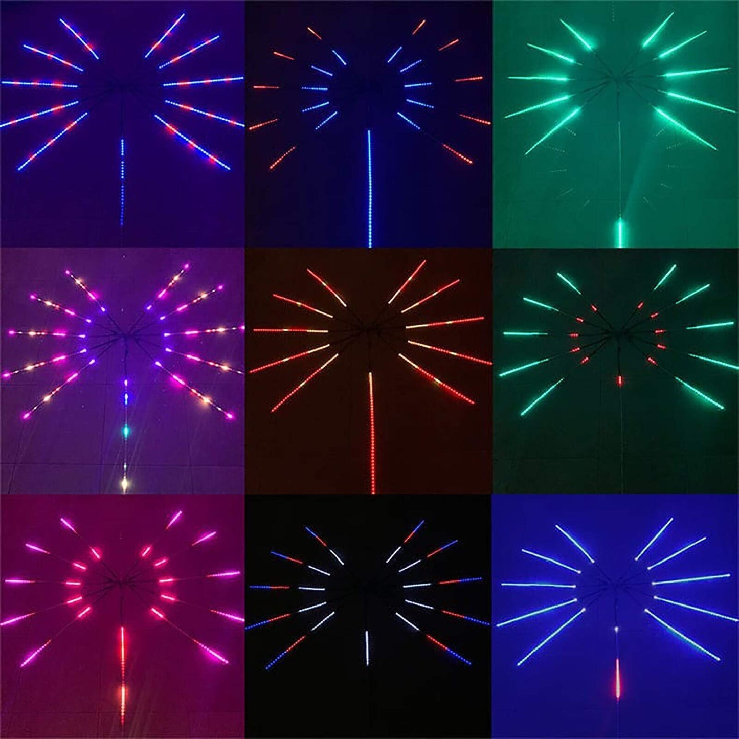 🎅Firework LED Lights