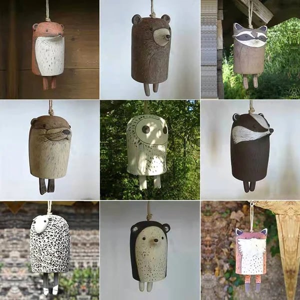 Animal wind chimes