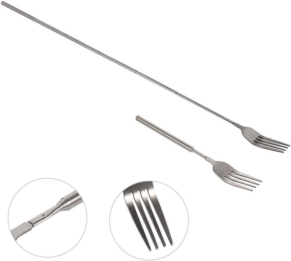 🔥Summer Hot Sale Promotion-49% OFF🍴-Creative telescopic cutlery stainless steel fork