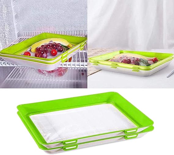 🔥Environmentally Friendly Design - Reusable Food Preserving Tray🥰