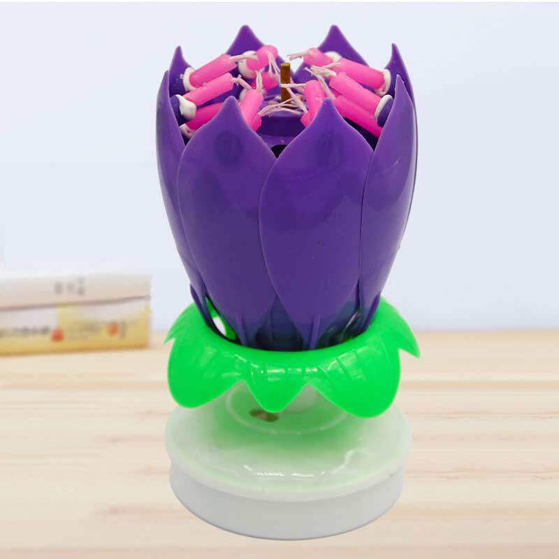 Magic Flower Birthday Candle