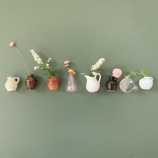 🌸Cute Plant Ceramic Vase Fridge Magnets