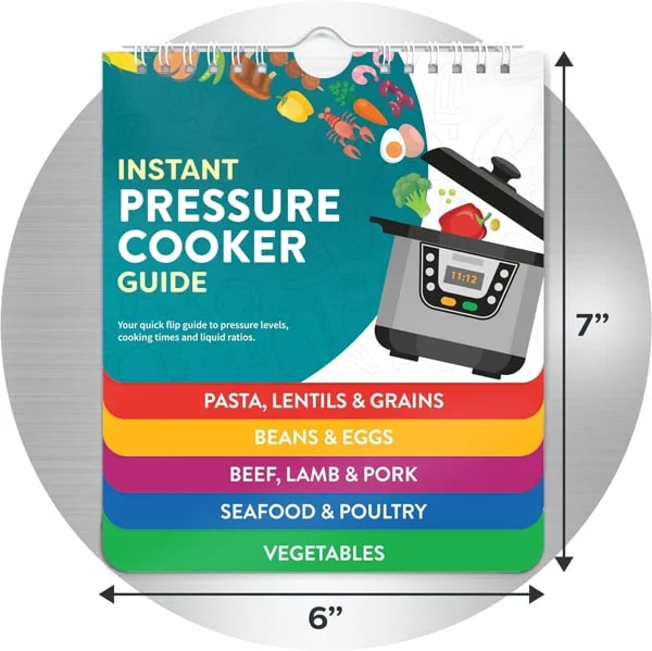 Air Fryer Cheat Sheet Magnets Cooking Guide Booklet