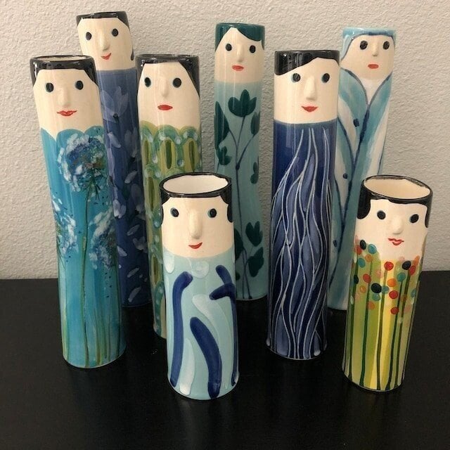 🎁Mother's Day 💐-Spring Family Bud Vases👪